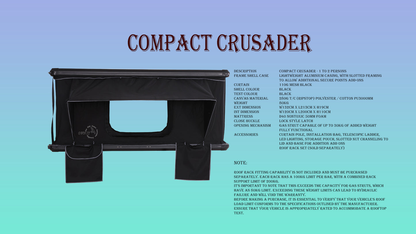 Rooftop Tent - Hard Case - Compact Crusader