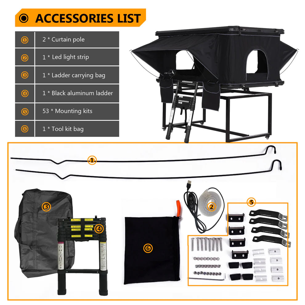 Rooftop Tent - Hard Case - Compact Crusader