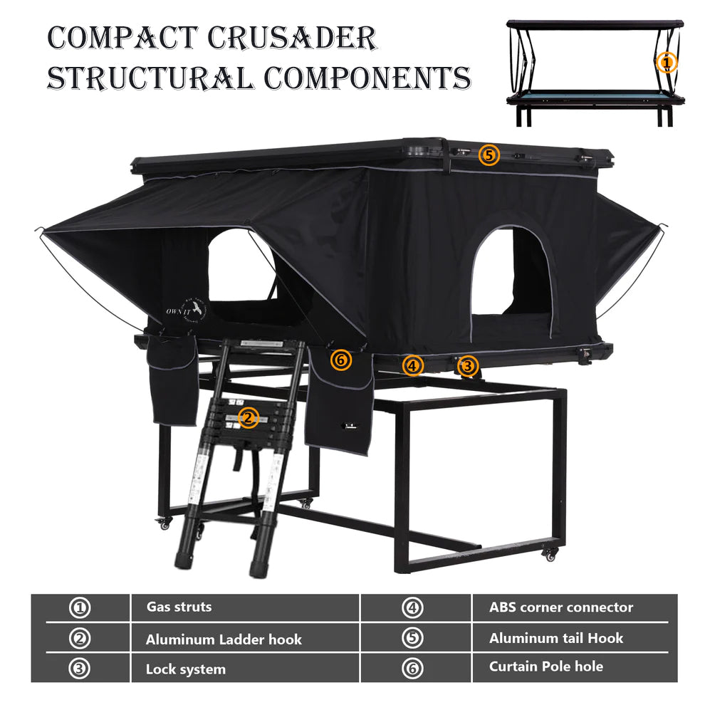 Rooftop Tent - Hard Case - Compact Crusader